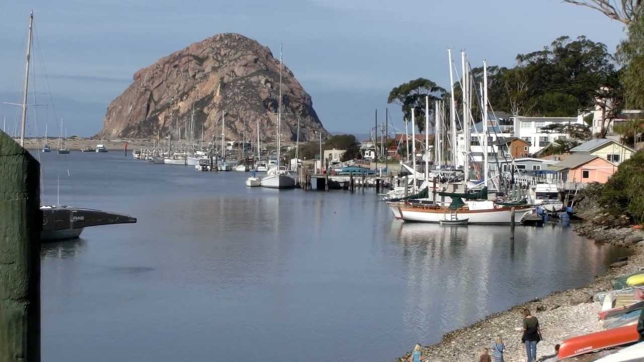 Beautiful Boats at Morro Bay California 180 deg view HD YouTube