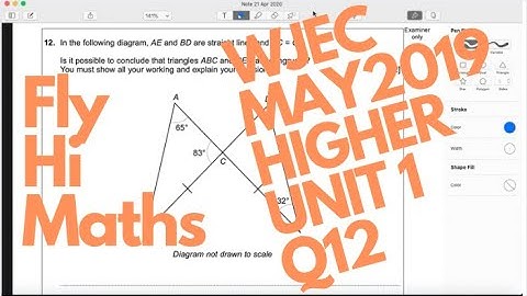 GCSE Maths Revision | WJEC May 2019 Higher Tier Unit 1 Non-Calculator | Question 12