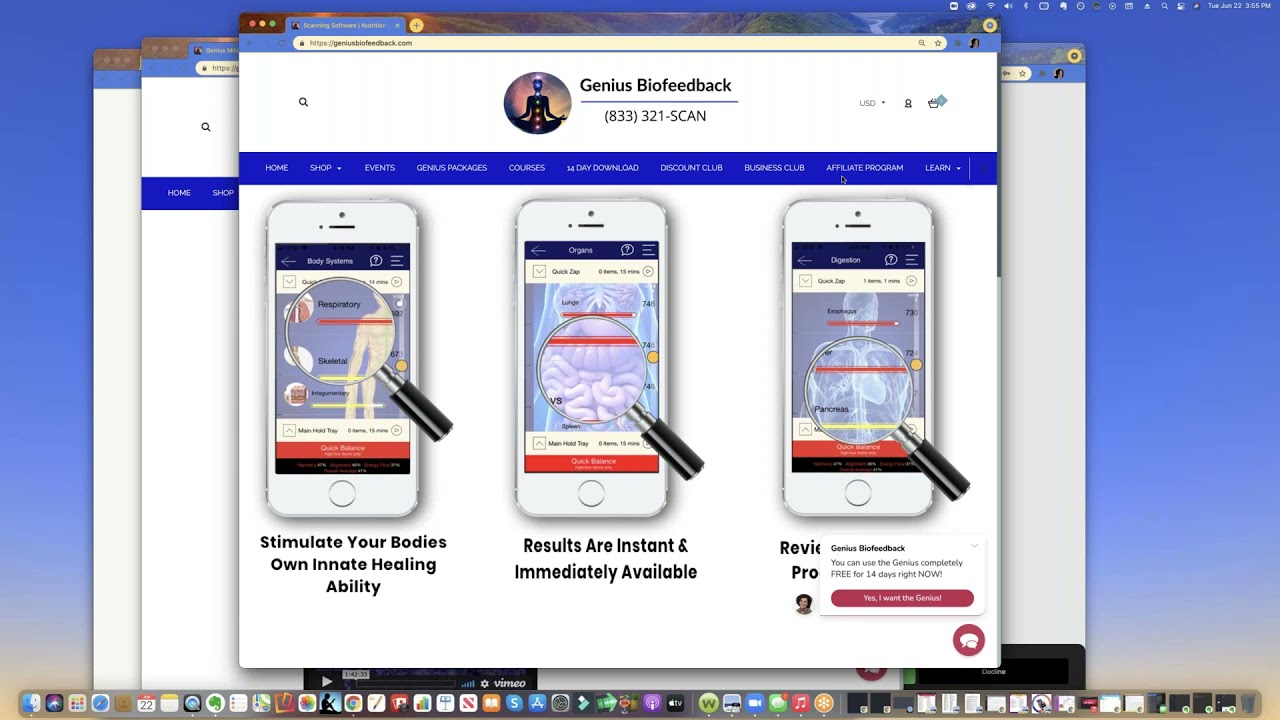 Genius Biofeeback Affiliate Tutorial