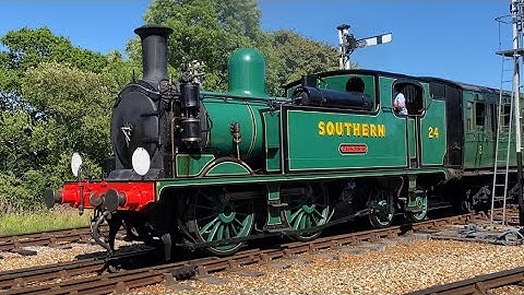 LSWR O2 Class | 24 ‘Calbourne’ | Whistles | Isle of Wight Steam Railway | Havenstreet | 24/06/23