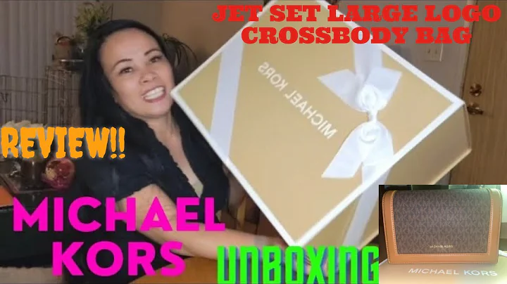 Unboxing Michael Kors Jet Set Large Logo Crossbody Bag #unboxing #review #michaelkors #unboxingvideo