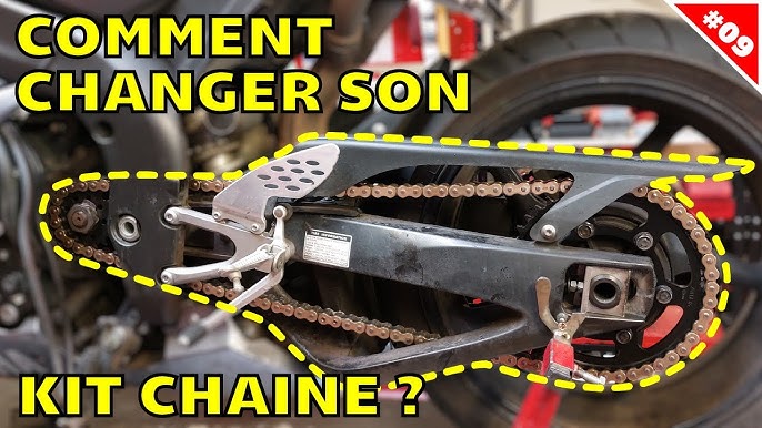 Tuto mécanique : comment changer son kit chaine moto ()