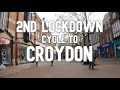 [4K Cycling] London 2nd Lockdown Tooting Broadway to Croydon