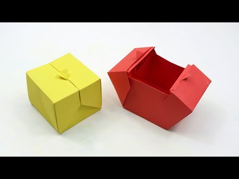 Origami Box Folding | How to Make Beautiful Origami Box with