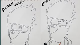 Kakashi Hatake part 1(Naruto anniversary drawing) Greysketch -  Illustrations ART street