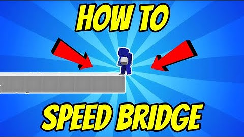 How to SPEED BRIDGE in Bloxd.io!