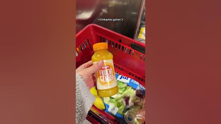 Einkaufen gehen!