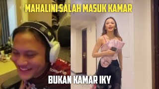 MAHALINI SALAH MASUK KAMAR, BUKAN KE KAMAR IKY