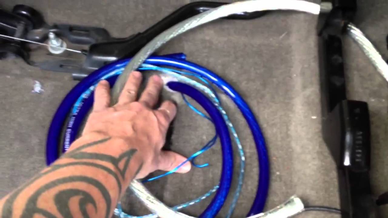 Amp installation kit on 2005 chevy Tahoe pt.1 - YouTube chevy truck light wiring 