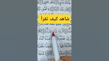 ما هو الحكم التجويدي في (شاء انشره) في سورة عبس - تعلم قواعد تجويد القرآن الكريم برواية ورش عن نافع