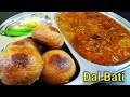 कुकर में बनाये राजस्थान के प्रसिद्ध दाल बाटी | Dal Bati | Chef Bhupi | Honest Kitchen