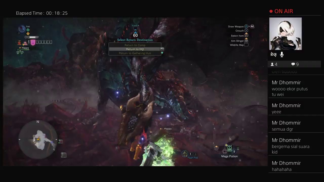 [MHW] Arc tempered vaal Hazak charge blade 1st attempt..