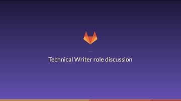 Technical Writer role discussion