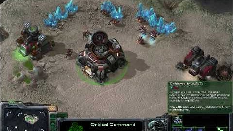 Starcraft 2 Beta Terran versus Terran(ai) Part 1