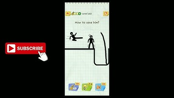Draw 2 Save Stickman Puzzle New Update Level 120 How to save him?