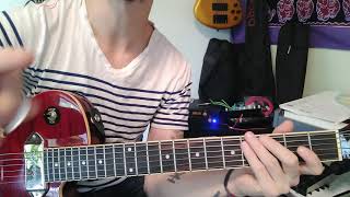E major scale on Guitar 2 Octaves single string