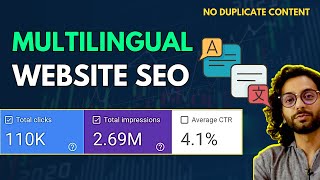 Multilingual Website SEO : 10 Tips to index and Rank on Google