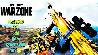 I TRIED COD-WARZONE IN 6GB RAM AND THIS HAPPEN🥹...... WARZONE||HACKGOD GAMING