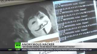 Anonymous hackers raise the Hacktivist fist to Israeli government