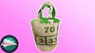 Coffee Bag: Upcycling Ideas | Jute Bag | Burlap | Sewing for Beginners