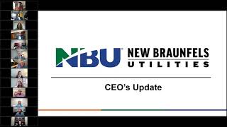 New Braunfels Utilities April Board Meeting 4.29.2021