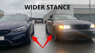 Installing Spacers Rear Brake Pads Discs Pads Warning Wear Sensor Reset BMW 1 Series E88 E87 E82 E81