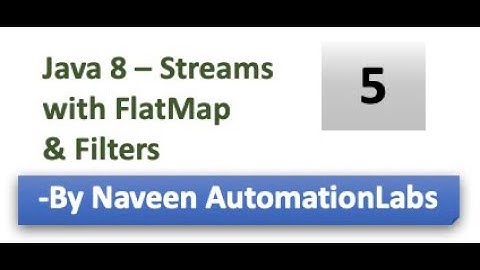Java 8 - Streams with FlatMap