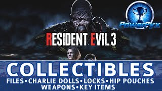 Resident Evil 3 Remake All Collectible Locations (Files, Charlie Dolls, Locks, Safes, Key Items)