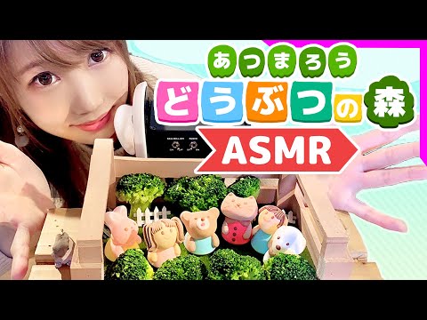 【あつ森・ASMR】どうぶつたちを食べる音!?あつまれ みみみ島へ！【咀嚼音】【あゆみぃな】