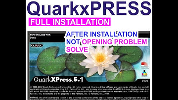 Quark xpress Install problem Solve, FULL INSTALLATION , QUARK NOT OPENING PROBLEM SOLVE