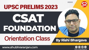 UPSC Prelims 2023 | CSAT Foundation | Orientation Class Number System Part 1 by Rishi Bhargava
