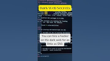 Dark Web Secrets |  #coding #technology #computerscience #hacker #software#hacking #ai