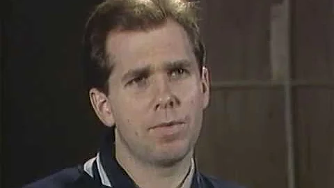 Richard Wenk's on set interview during "Vamp" (1986)