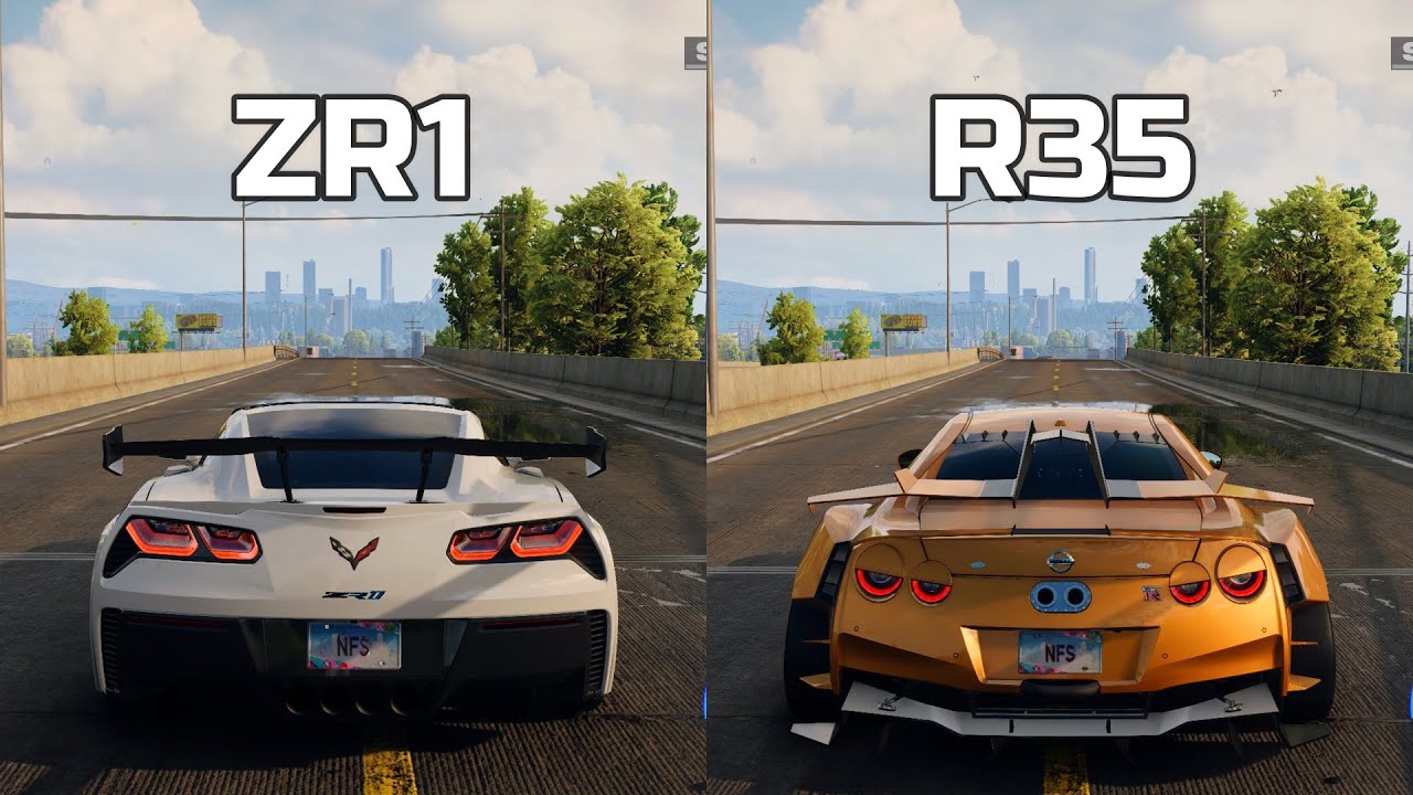 Chevy R35 NFS Unbound: Chevrolet Corvette ZR1 vs Nissan GTR R35 - WHICH IS ...