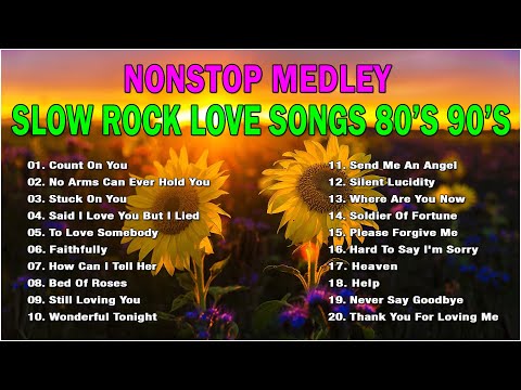 Best Slow Rock Love Songs Of The 70s 80s 90s ☘ NONSTOP SLOW ROCK LOVE SONGS EVER By LMC32