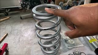 Qa1 Front Coil Over Setup. Shocks, Springs, Thrust Washers And More