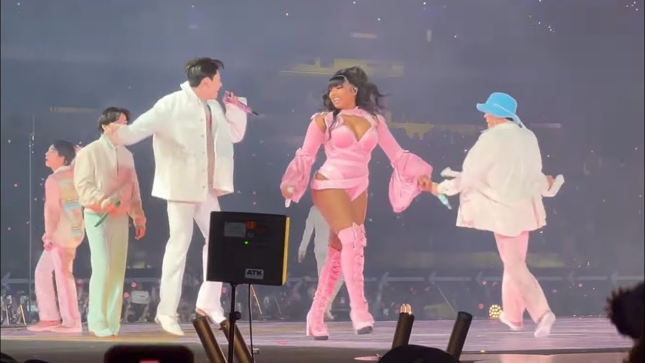 211128 Butter Megan Thee Stallion Remix Fancam BTS Permission to Dance On Stage PTD LA Concert Live