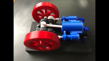 4 Stroke Air Engine Video