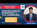 SSC JE 81.5 Marks IN TECHNICAL|SSC JE TOPPERS INTERVIEW|SSC JE NITESH AIR-40 MES|SSC JE TeamMCQ