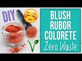 BLUSH / RUBOR DIY - ¡2 VERSIONES! NATURAL ZERO WASTE VEGANO - COLORETE - Mixi