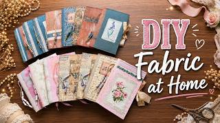 Print Your Own Fabric for Journals, Craft Fairs, and Handmade Gifts