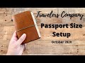 Travelers Company Passport Size Setup || October 2020
