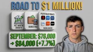Road to $1,000,000! September Net Worth, Budget, and Stock Portfolio Update