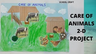 Care of animals school project | School Craft |