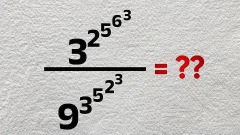 Left-Nested Exponents: Solving The Impossible Fraction of Powers | AP, A-level Math 