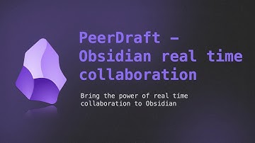 Real time collaboration coming to Obsidian? - PeerDraft