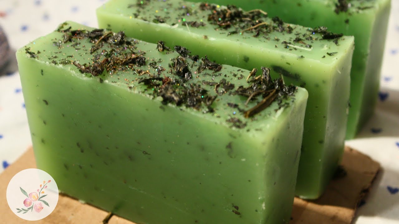 Soapmaking Cold Process Okra Nettle Infused Soap Youtube