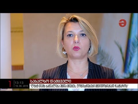 ნინო ლომჯარია: \"ლგბტ თემს საშუალება უნდა მიეცეს, ღონისძიებები მშვიდობიანად ჩაატაროს\"