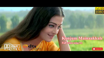 Konjum Mainaakkale { Kandukondain } Tamil True Dolby Digital 5.1 surround 1080p Full HD Video Songs