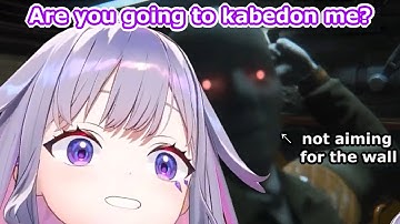 Bijou gets cornered by a Working Joe (Alien: Isolation)  [Hololive/clip]